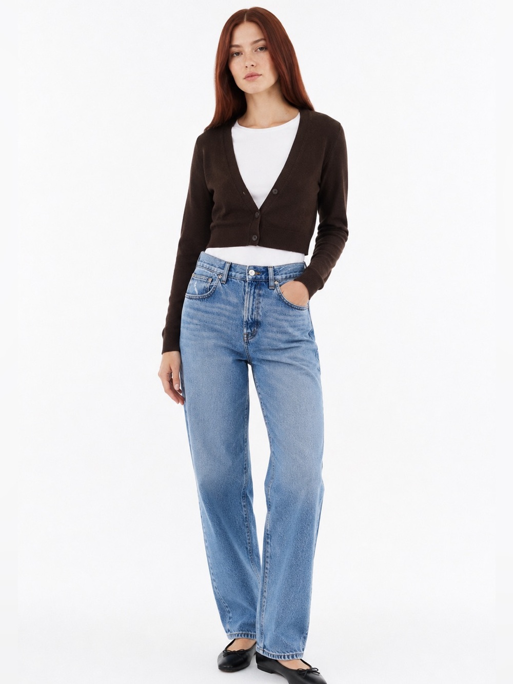 Madewell Dean Easy Straight Jeans Button Fly 90’s Size 27